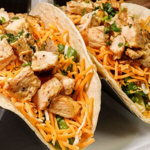 Cali Aji Latin Kitchen & Bakery at Riverview, Fl. Lunch & Dinner Main Dishes Chicken Taco