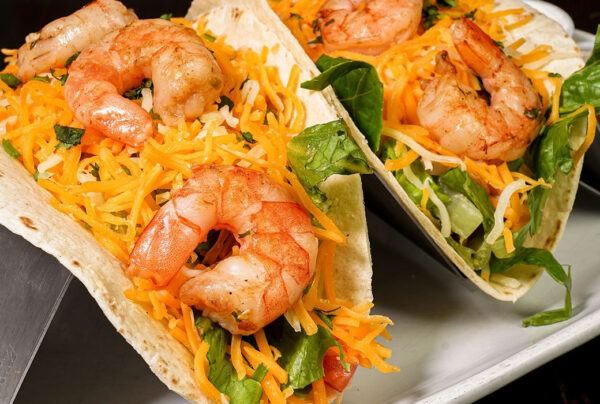 Cali Aji Latin Kitchen & Bakery at Riverview, Fl. Lunch & Dinner Main Dishes Shrimp Taco