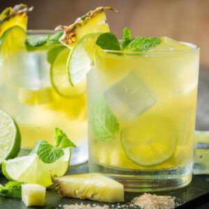 Cali Aji Lati Kitchen & Bakery Beverage Pineapple Mint Juice