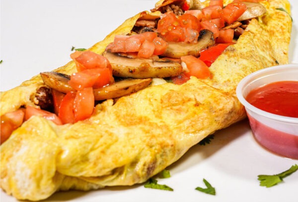 Cali Aji Latin Kitchen & Bakery Vegetarian Omelette