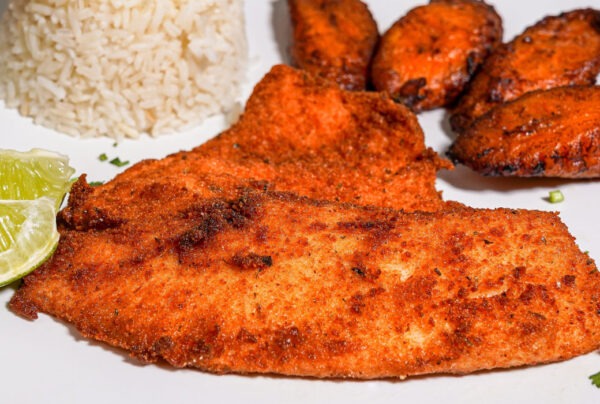 Cali Aji Latin Kitchen & Bakery at Riverview, Fl. Lunch&Dinner Main Dishes Cali mio Tilapia Apanada